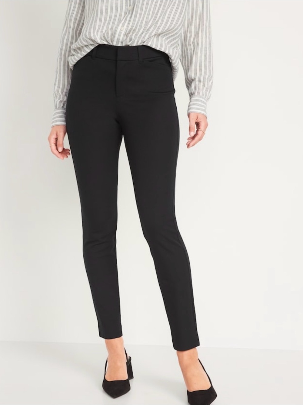 Old Navy NWTs High-Waisted Pixie Skinny Pants- Panther (Black)